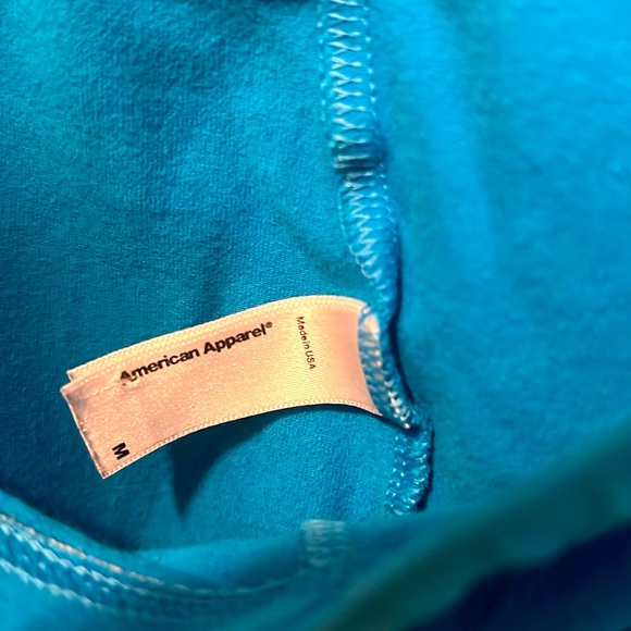 Teal Blue American Apparel Medium leggings - Picture 2 of 2